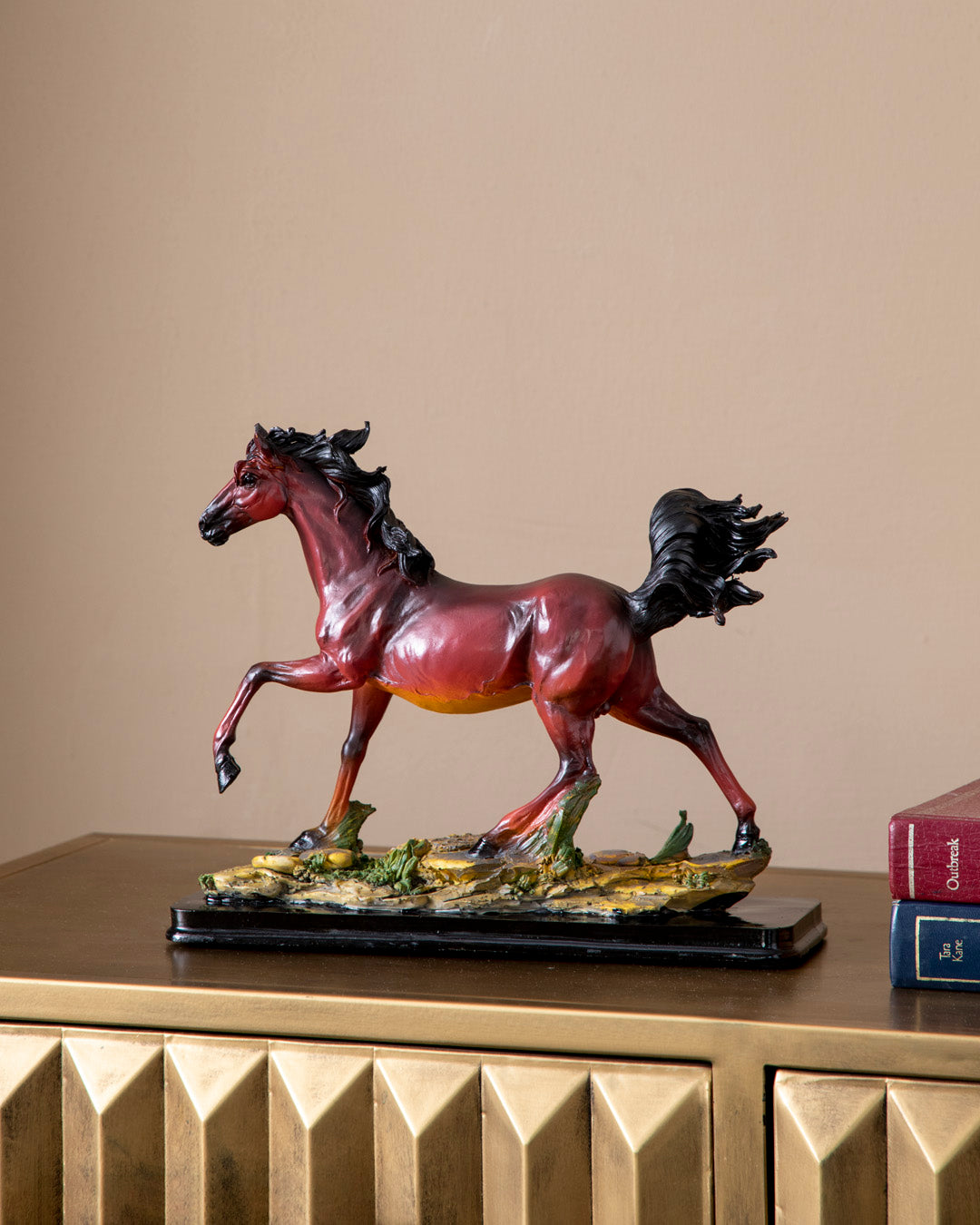 Majestic Running Horse Figurine 