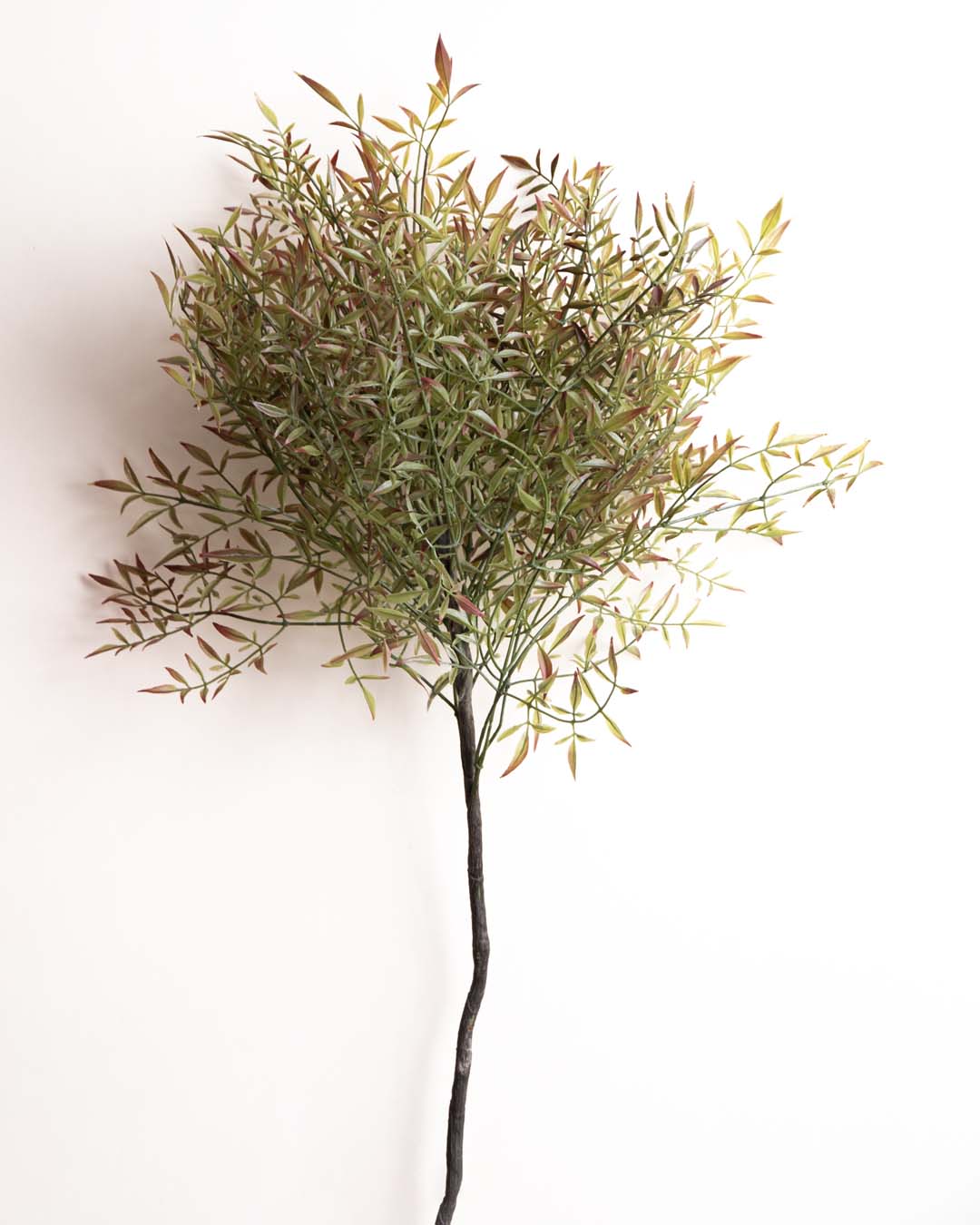 'Bamboo Leaf' Decorative Faux Flower Stick - Green 