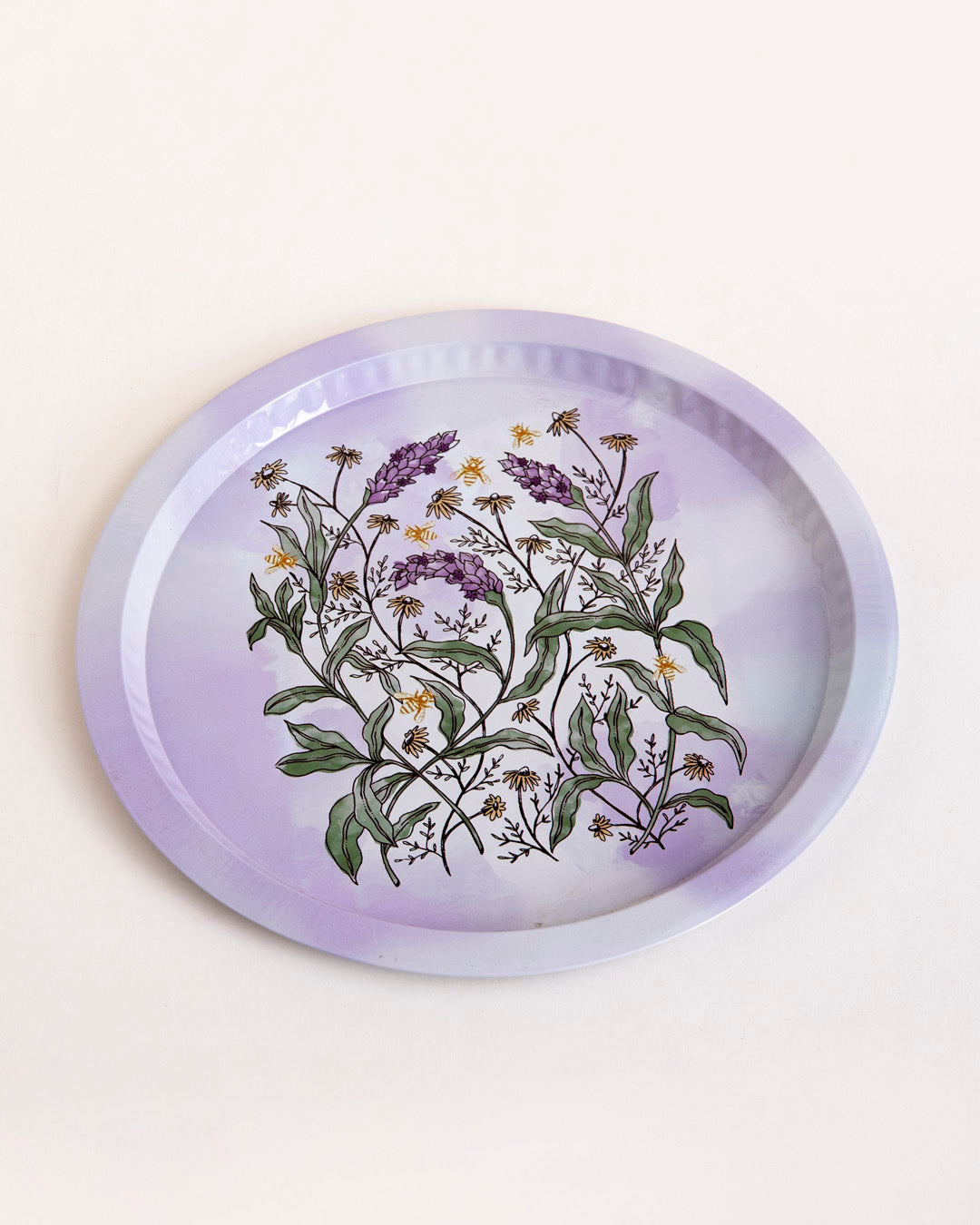 Lavender Fields Botanical Serving Tray - Set Of 2 