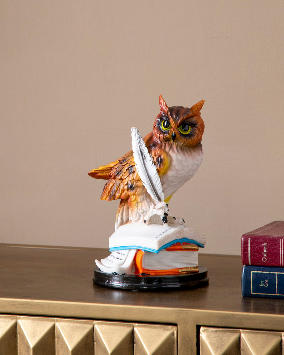 'Guardian of Knowledge' Decorative Owl Figurine 