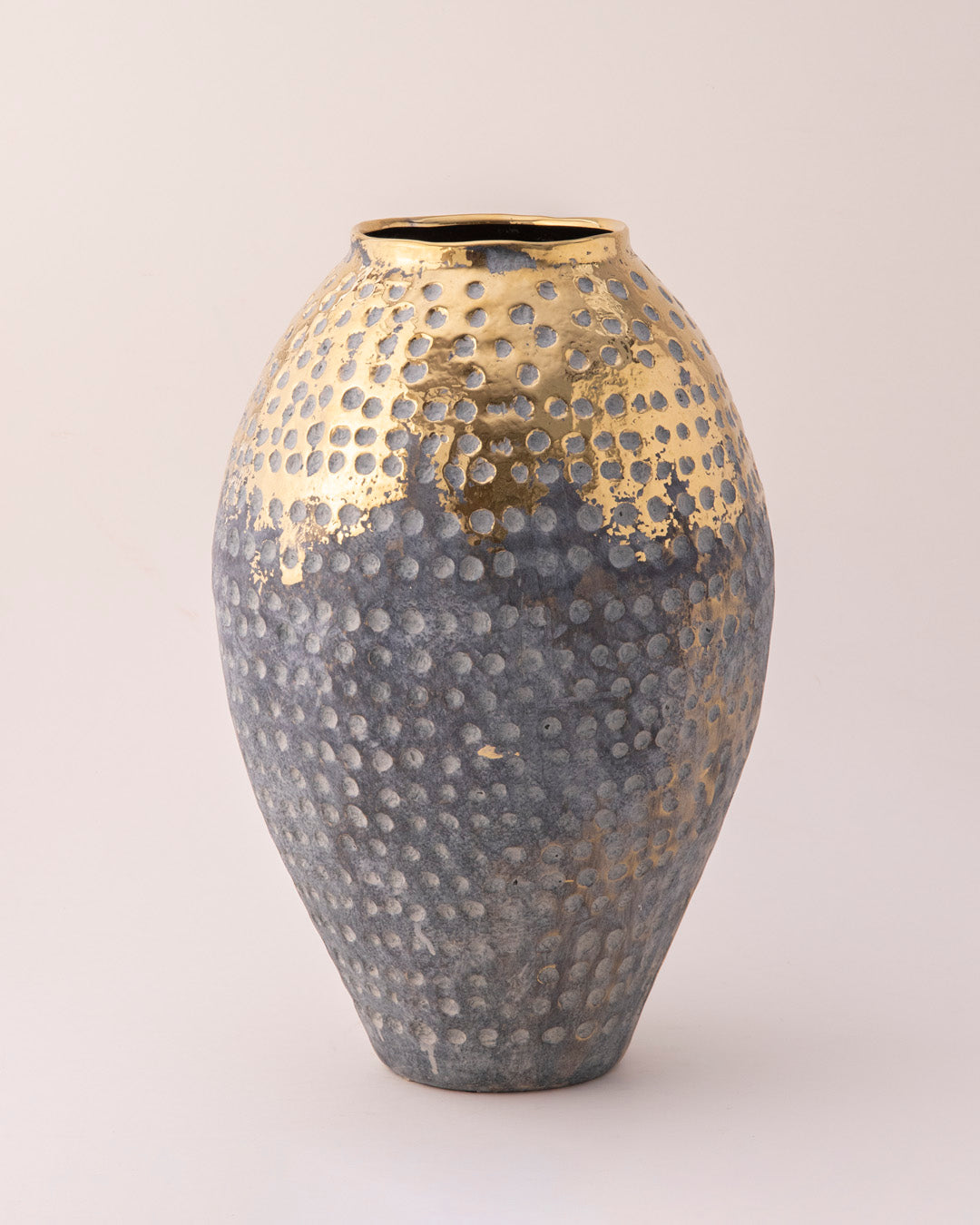 Molten Glow Textured Vase