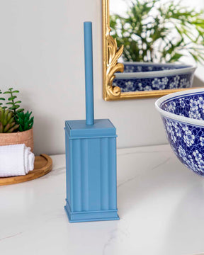 Traditional Contemporary 5 Piece Bathroom Set - Blue