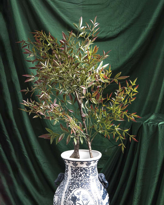 'Bamboo Leaf' Decorative Faux Flower Stick