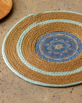 Bohemian Mandala Placemat - Driftwood - The Decor Kart 