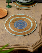 Bohemian Mandala Placemat - Driftwood - The Decor Kart 