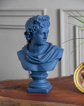 'Modern Muse' Decorative Apollo Reimagined Figurine - Blue 