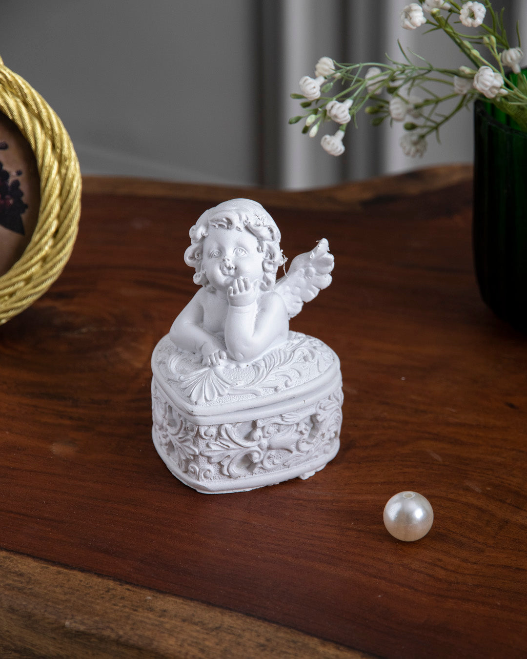 Angel Cherub Trinket Keeper