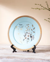 Hopeful Garden Accent Decorative Plate - 33 cm 