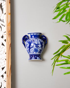 Rendezvous with Blue - Wall Mounted Vase