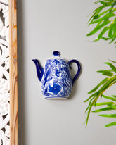 Rendezvous with Blue - Wall Mounted Planter Kettle