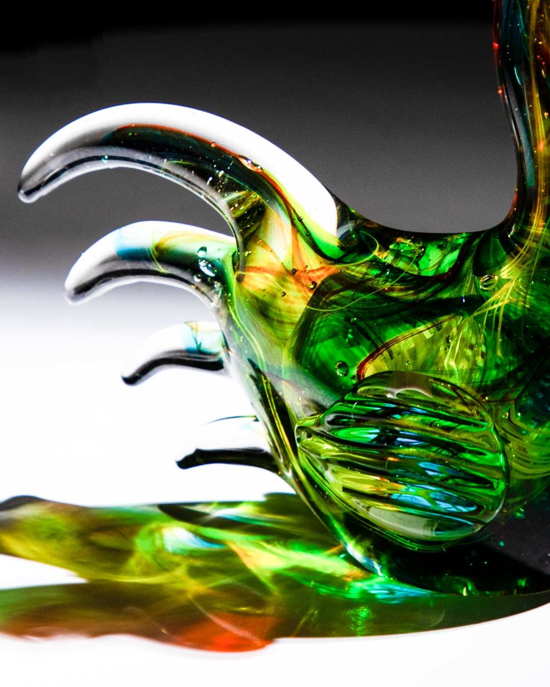 'Sunrise Serenade' Glass Rooster Figurine - The Decor Kart