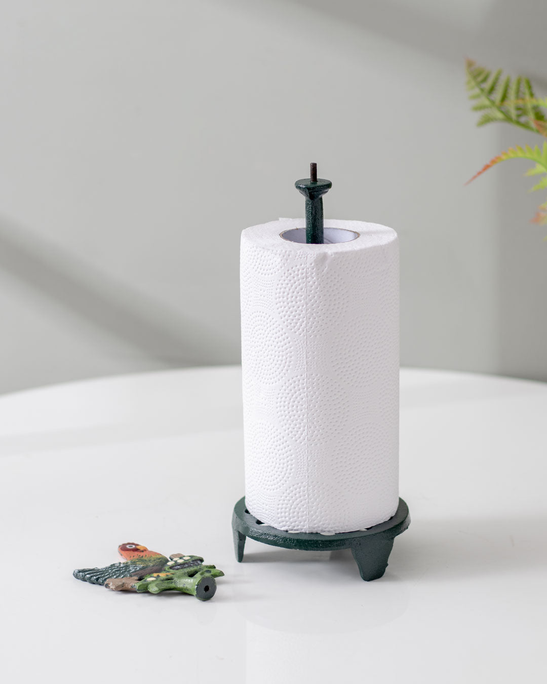 Rooster Cast Iron Paper Towel Holder - The Decor Kart