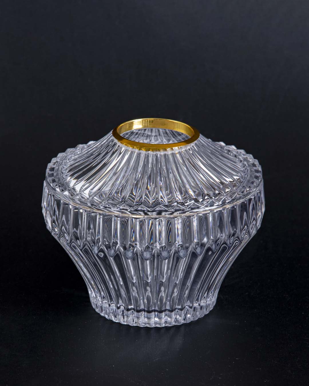 Crystal Cut Candy Buffet Jar 