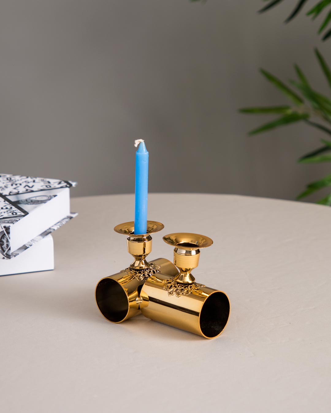 Stylish and Functional Double Candle Holder