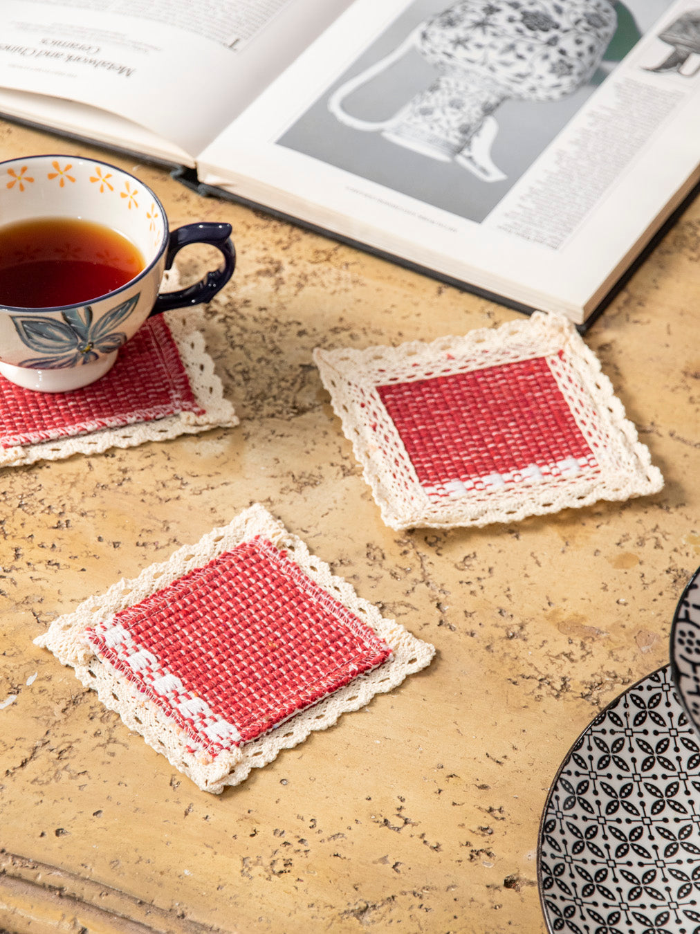 Neutral Harmony Lace - Set of 6 - Small 