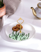 The Foliage Serving Platter With Handle