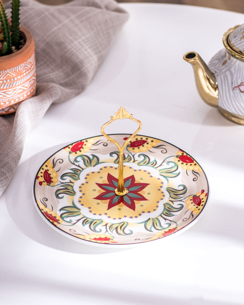 Light Of The Day Serving Platter With Handle