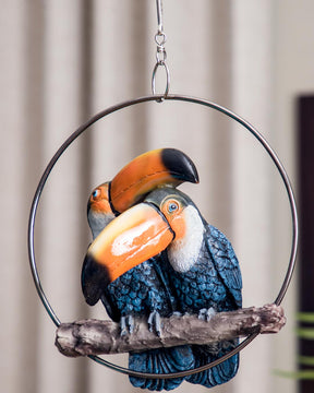 Decorative Ring Hanging Toco Toucan - The Decor Kart 