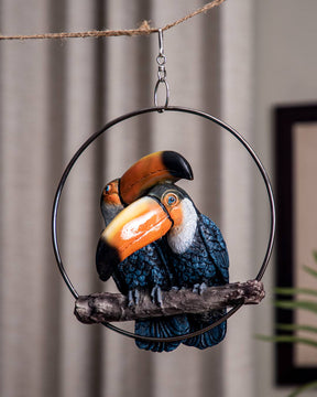 Decorative Ring Hanging Toco Toucan - The Decor Kart 
