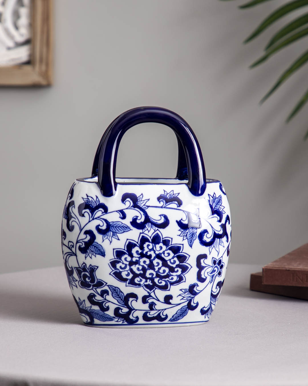 Decorative Ceramic Handbag Vase