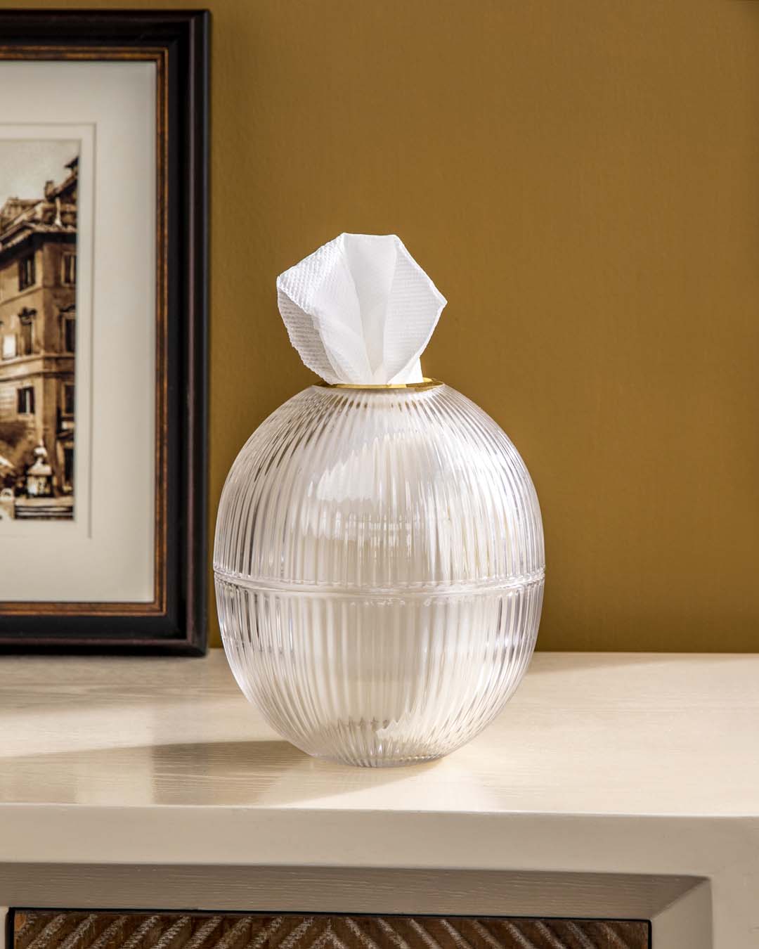 Crystal Globe Candy Buffet Jar 