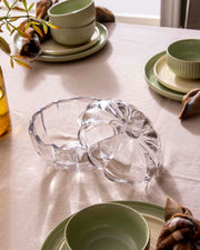 Glass Pumpkin Candy Buffet Jar