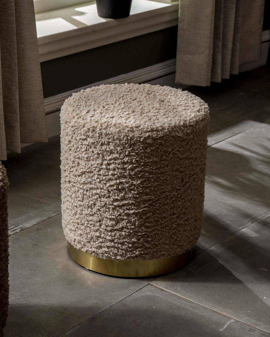 Lounge Ottoman - Dark Beige 