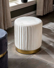Luxe Ottoman - White
