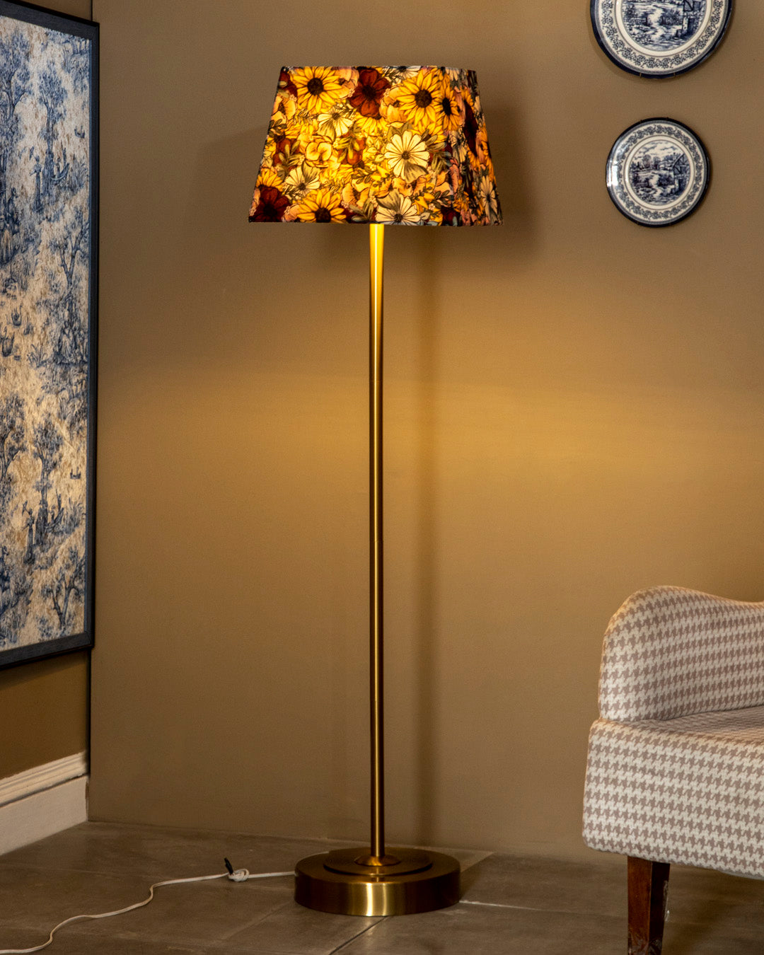 Sunflower Bliss Round Lamp Shade 