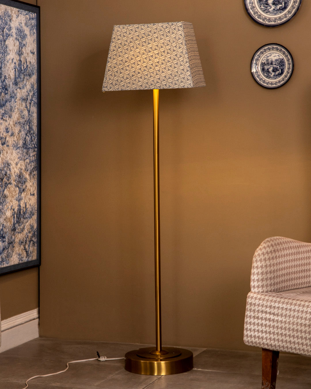 Lattice Pattern Rectangular Lamp Shade 