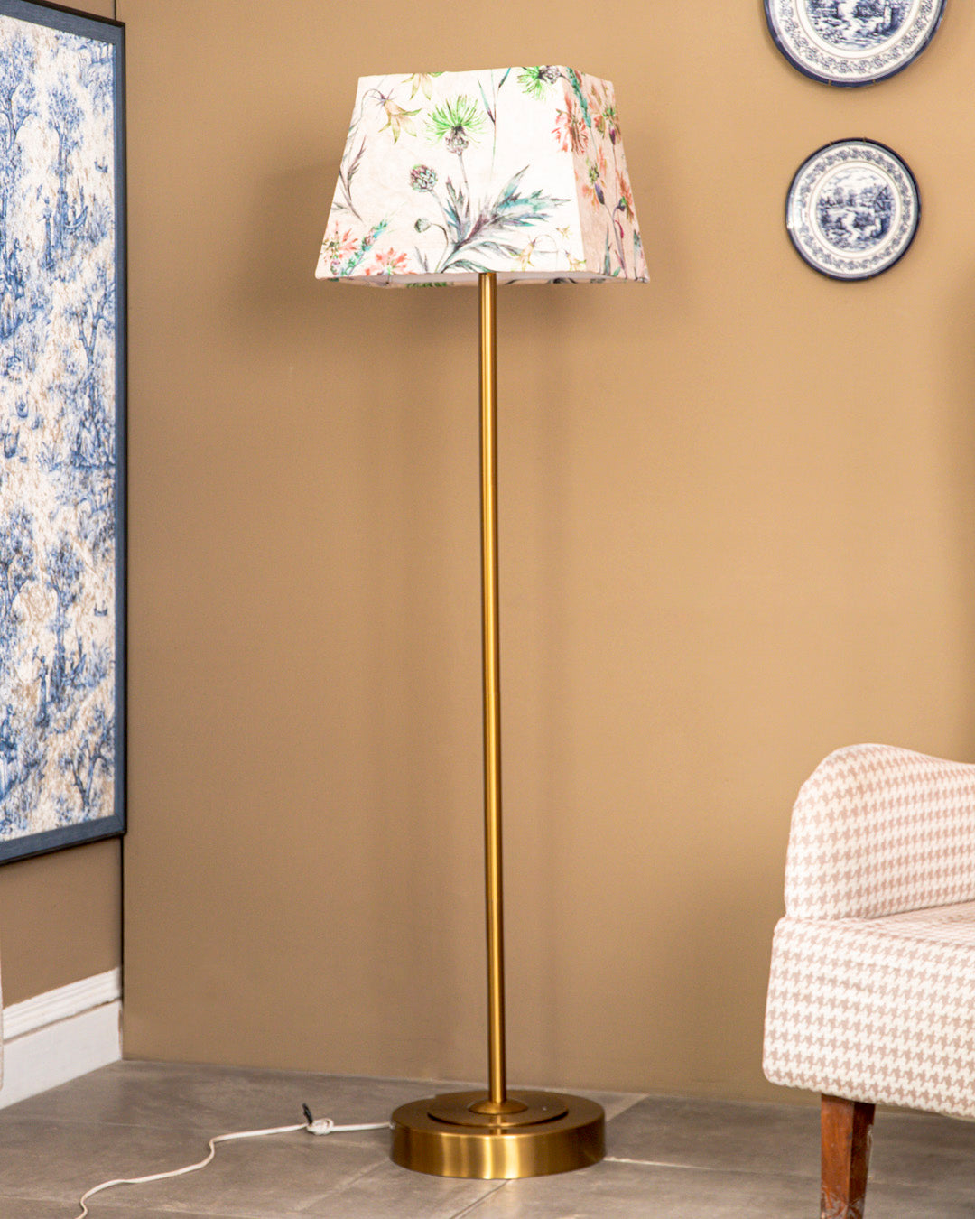 Timeless Floral Round Lamp Shade 
