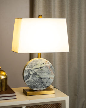 Round Shaped Marble Table Lamp