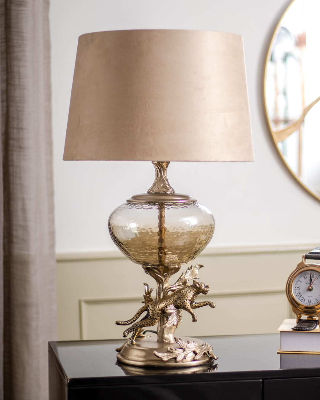 'Running Leopard' Table Lamp - The Decor Kart 