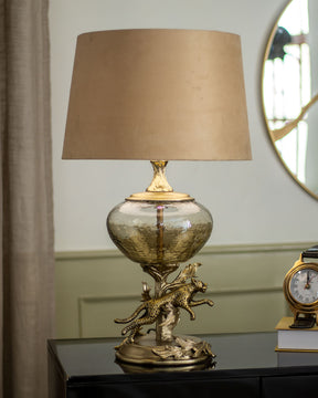 'Running Leopard' Table Lamp - The Decor Kart 