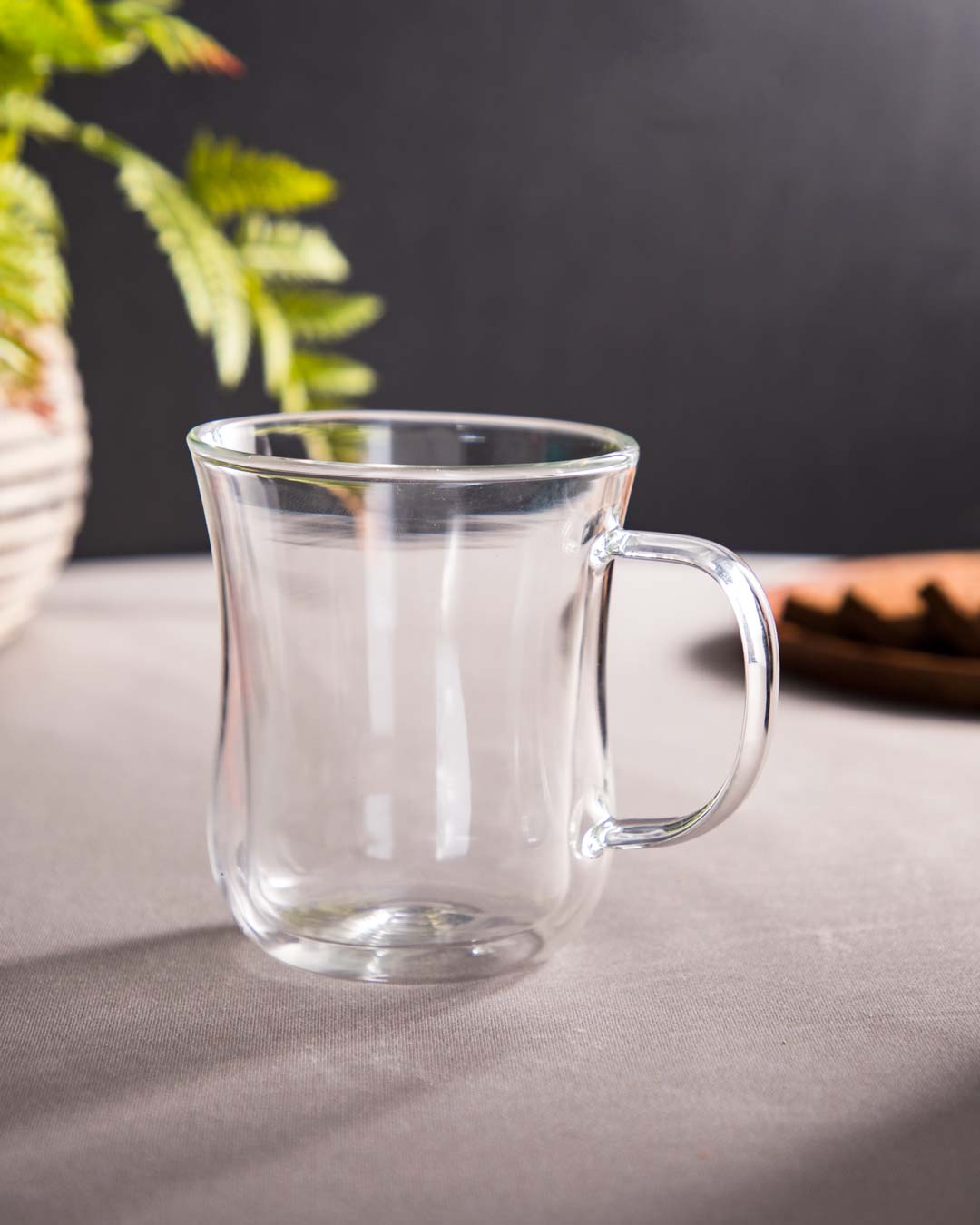 Thermal Double Walled Glass Tea Cup