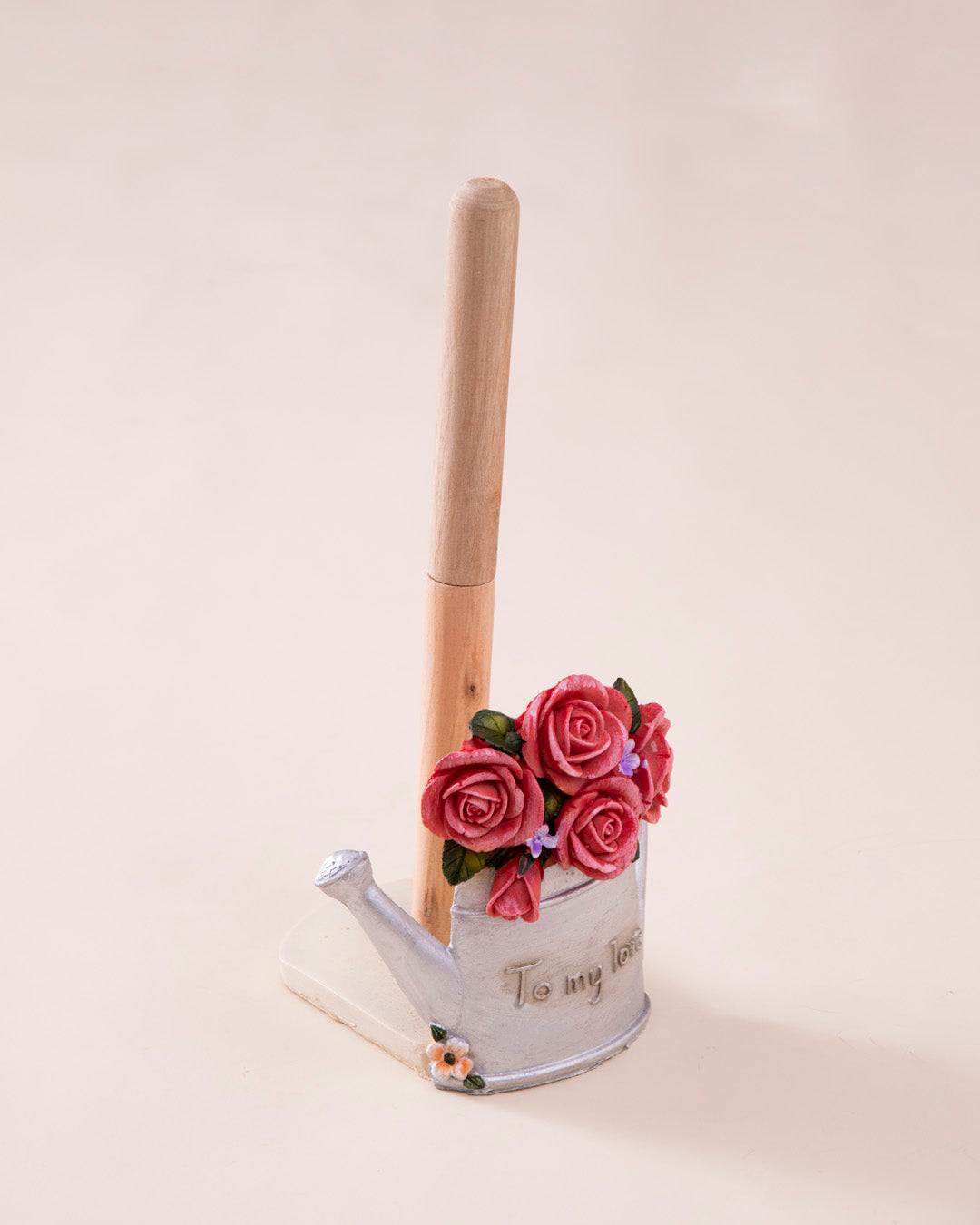 To My Love Floral Tissue Holder - Red 