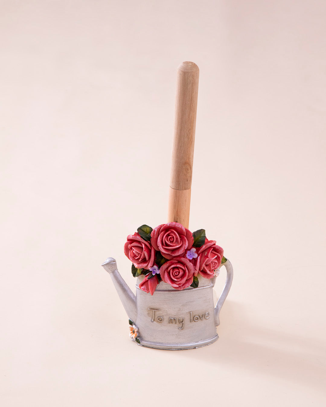 To My Love Floral Tissue Holder - Red 
