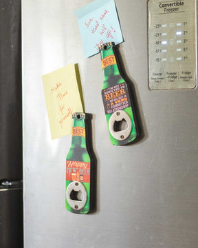 Beer 'Bottle' Fridge Magnets Cum Openers - Set of 2 - The Decor Kart 