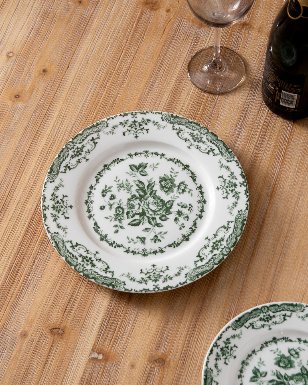 Vintage Rose Charm Dinner Plate 