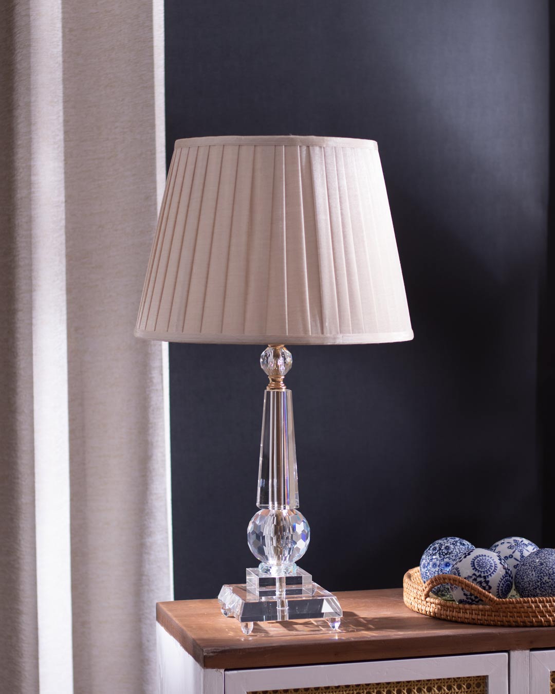 Timeless Beauty: Crystal Table Lamp