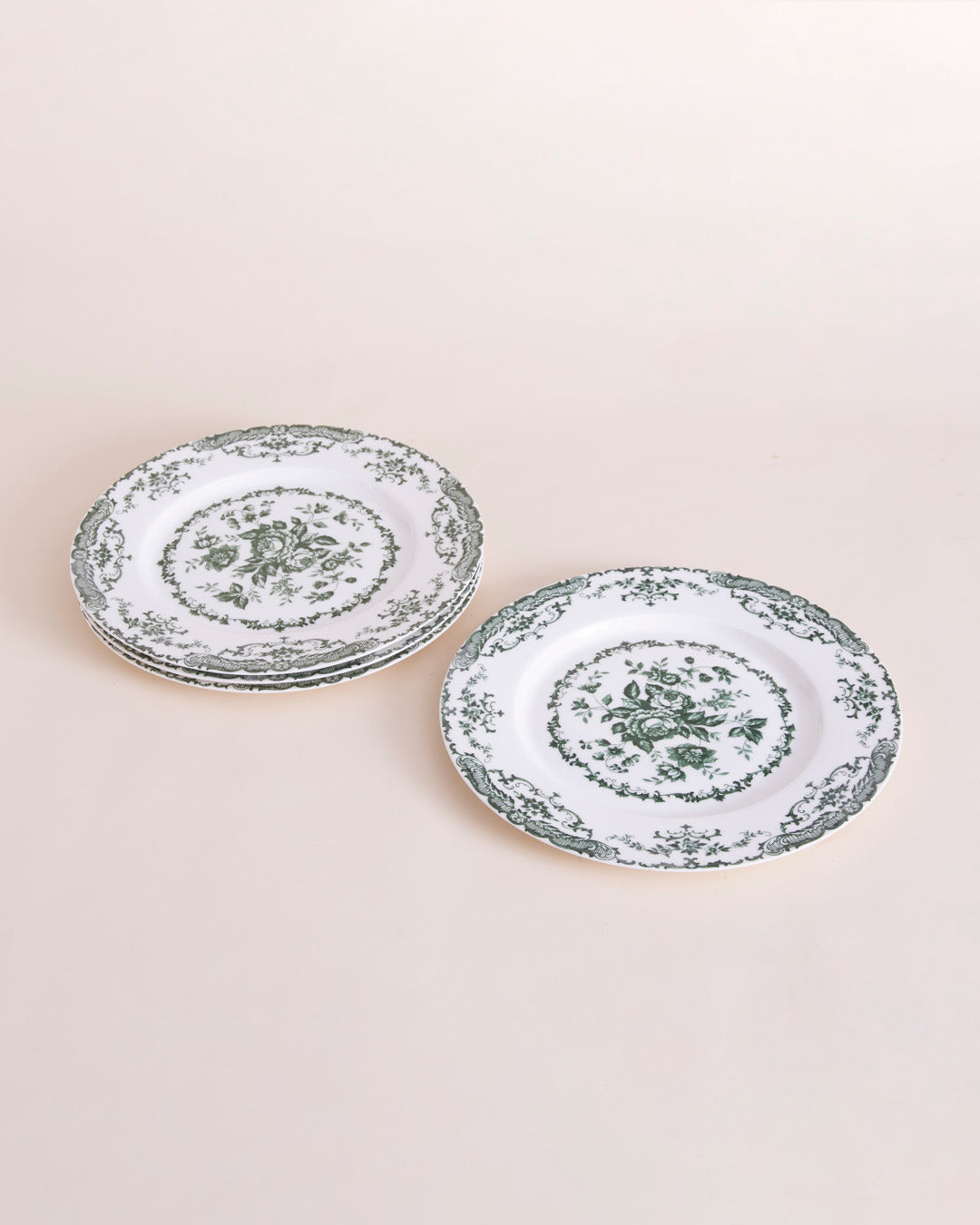 Vintage Rose Charm Dinner Plate 