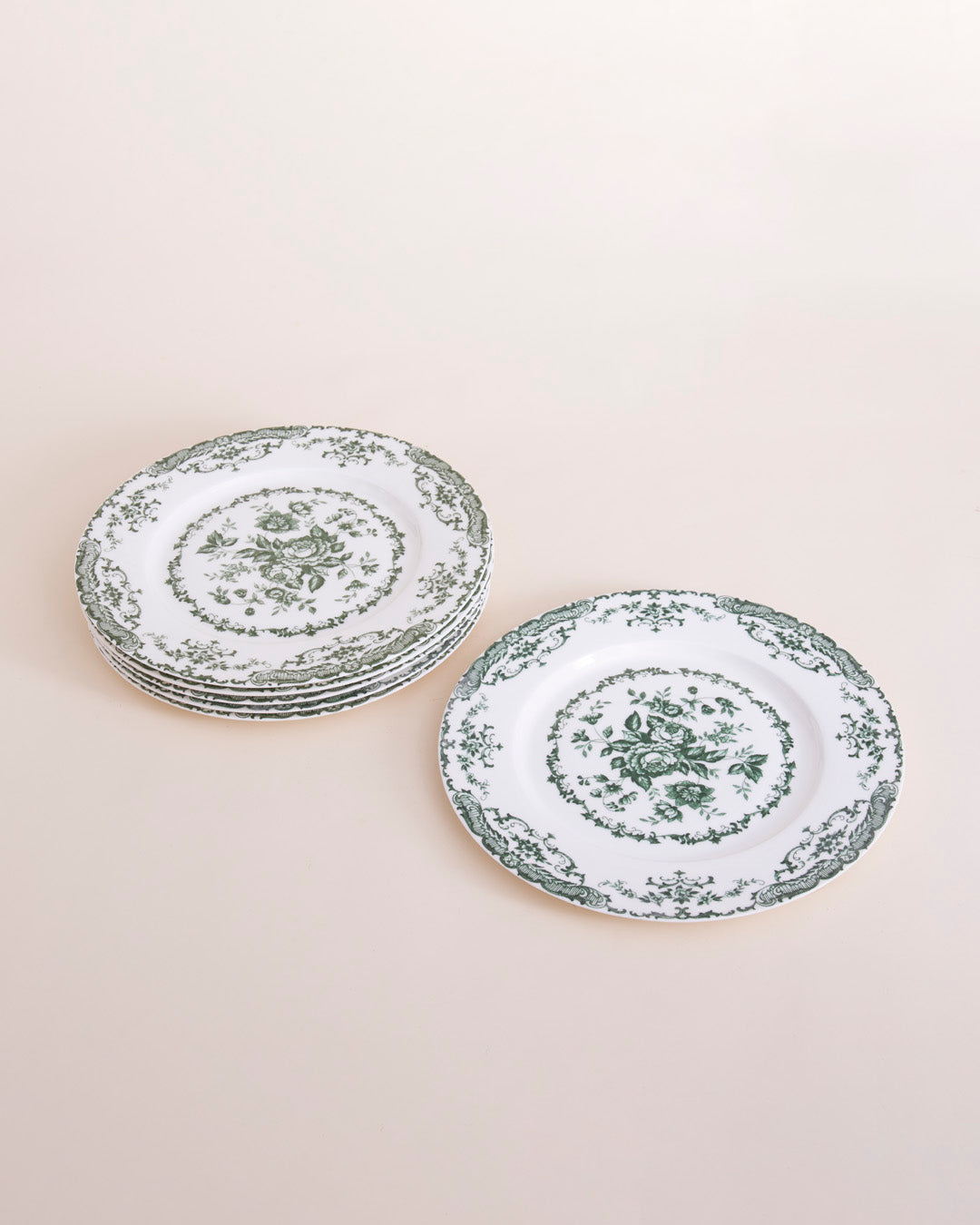 Vintage Rose Charm Dinner Plate 