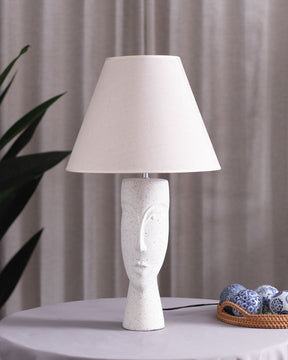 Artistic Illumination: Human Face Table Lamp