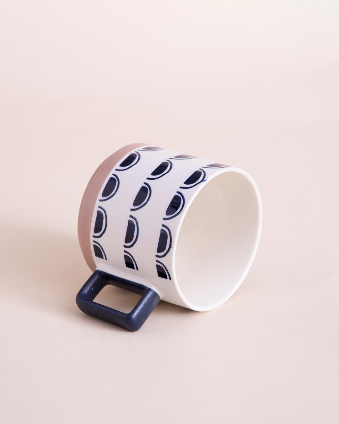 Blue & White Sunrise Charm Mug