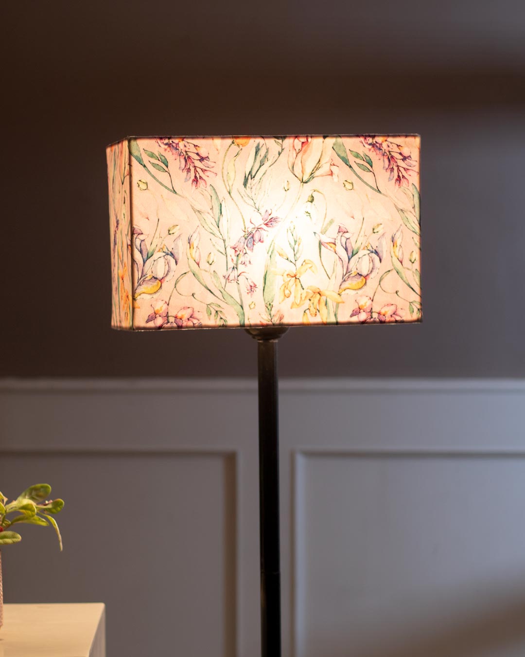 Floral Printed Rectangle Lamp Shade