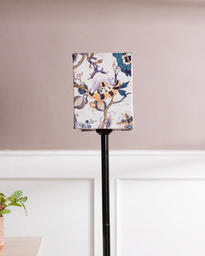 Flower Printed Cotton Rectangle Lamp Shade