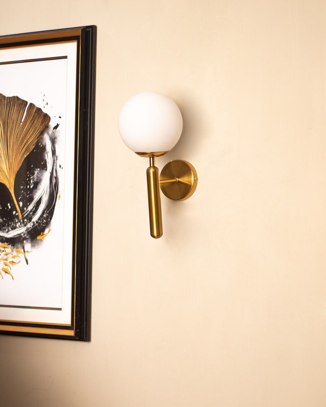 Globe Glass Wall Sconce 