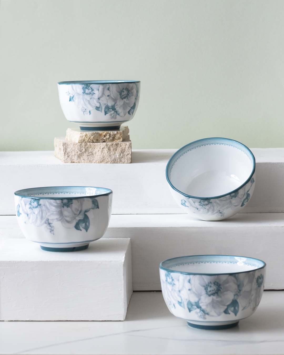 Poppy Shell Katori - Set of 4 - The Decor Kart 