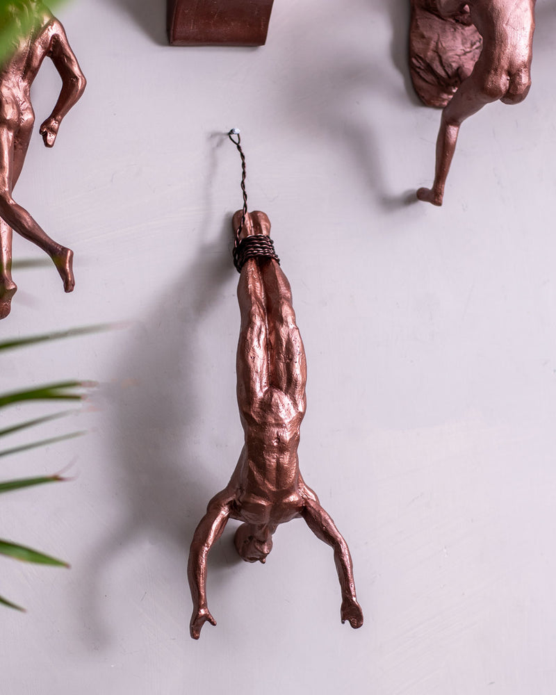 Wall-Climber Men Figures 6 Different Sculpture