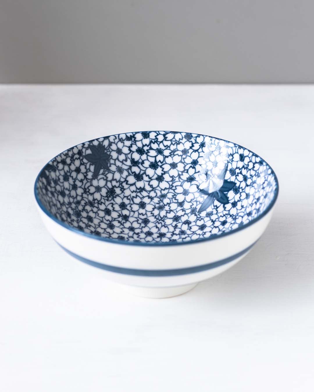 Dainty Blue & White Katoris - Set of 6 - The Decor Kart 